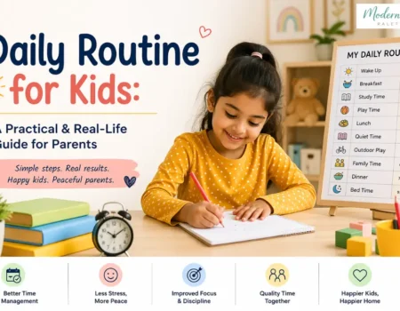 Daily Routine For Kids - Modern Life Palette