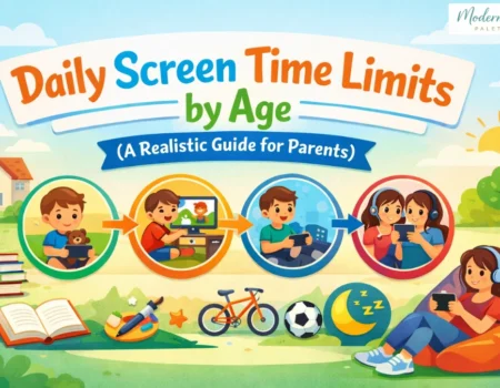 Daily Screen Time Limits By Age - A Practical Guide For Parents - Modern Life Palette