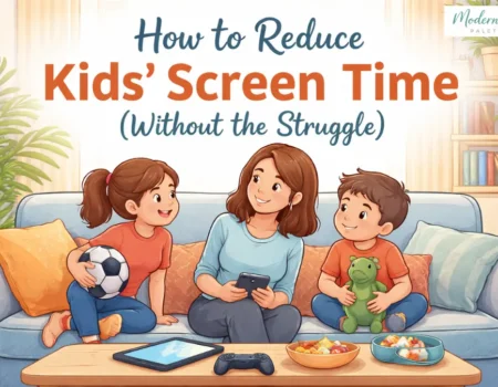 How To Reduce Screen Time For Kids - Modern Life Palette