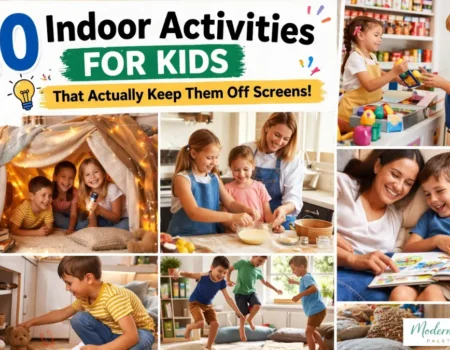 Indoor Activities For Kids - Modern Life Palette