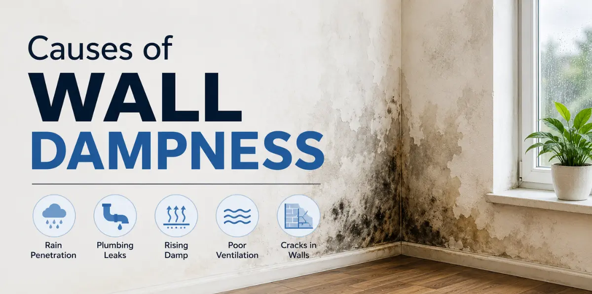 Causes of Wall Dampness - Modern Life Palette