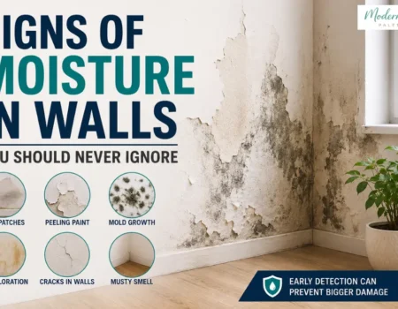 Signs of Moisture in Walls - Modern Life Palette