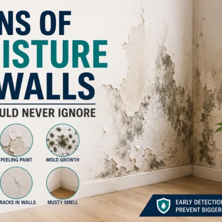 Signs of Moisture in Walls - Modern Life Palette