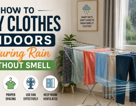 How To Dry Clothes Indoors During Rain - Modern Life Palette
