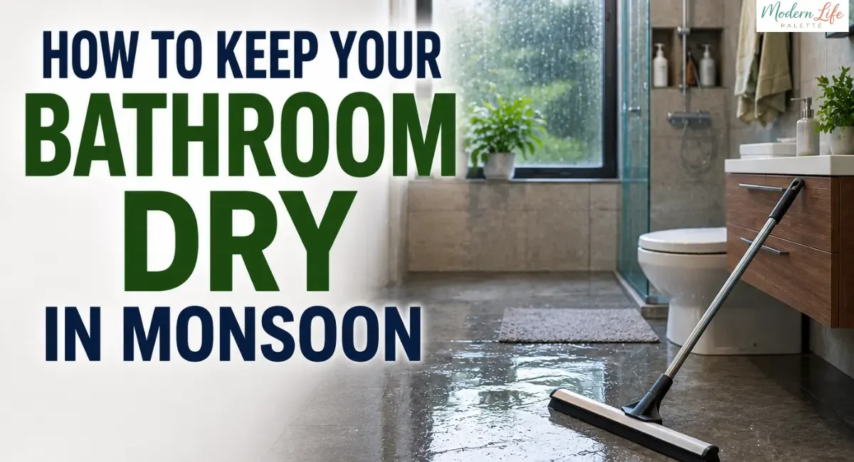 How To Keep Bathroom Dry in Monsoon