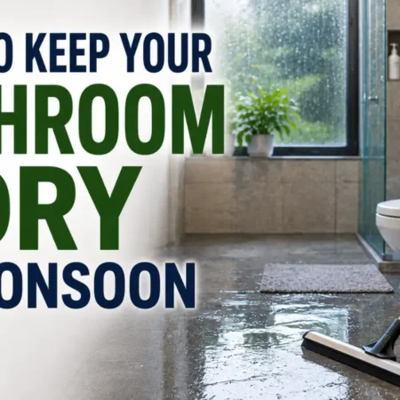 How To Keep Bathroom Dry in Monsoon