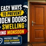 8 Ways To Prevent Wooden Doors From Swelling During Monsoon