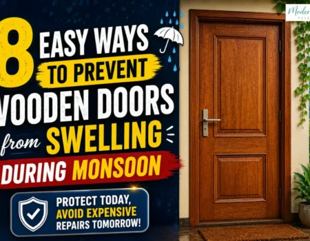8 Ways To Prevent Wooden Doors From Swelling During Monsoon