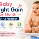 Baby Weight Month on Month