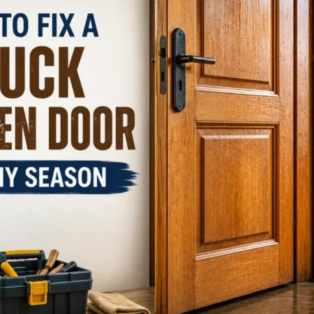 Fix Stuck Wooden Door